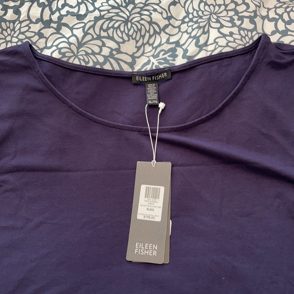 NWT ❤️Eileen Fisher❤️ Ballet sleeveless shift dress - navy size XL - Picture 7 of 14